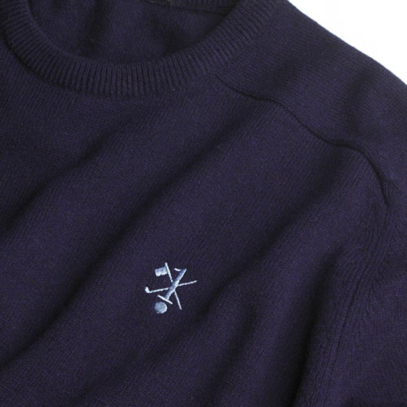 Hole in One/Oneholer Jumper Navy Crew